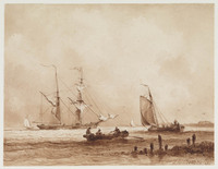 TvB T 210
<br/>
Zeegezicht
<br/>
<em>Hilverdink, Johannes Jacobus Antonius (1837-1884)</em>